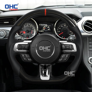Volante de fibra de carbono Hydro Dip de stock local de EE. UU. Para <span class=keywords><strong>Ford</strong></span> <span class=keywords><strong>Mustang</strong></span> Ecoboost Gt <span class=keywords><strong>Shelby</strong></span> Gt350 <span class=keywords><strong>Gt350r</strong></span> 2015-2017 2018-2023 - Product Image 2
