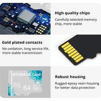 Venta caliente 4GB/8GB/16GB/64GB/32GB/256GB tarjeta de memoria TF 64GB tarjeta de memoria