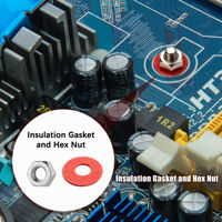 Kit de vis assorti pour réparation DIY, comprenant un ventilateur de boîtier d'ordinateur pour disque dur HDD, un support de carte graphique, un support de carte mère ATX et un support de carte mère