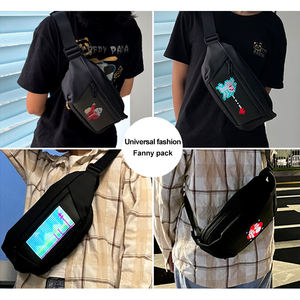 Riñonera Led Digital con cartelera móvil, luz de publicidad, deportes informales, motocicleta, caminar, anuncios, bolsa de pecho de píxeles - Product Image 4