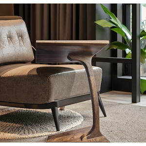 Hiện đại tối giản vuông di chuyển trà/Bàn cà phê gỗ rắn cho phòng khách hoặc ban công sử dụng bàn góc nhỏ - Product Image 5