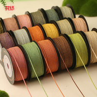 LONGJIE Starry Mambo Line 1.2mm DIY Bracelet en or fait main tressé Vente directe usine Plusieurs options de couleurs