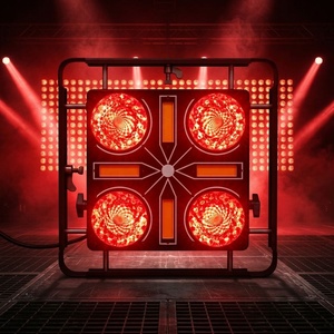 Projecteur matriciel LED Blinder 350W RGBA avec 4x50W RGB COB et 4x40W Amber <span class=keywords><strong>DMX</strong></span>, lumière de scène OEM/ODM pour concerts, théâtres et événements - Product Image 1
