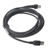 Cable de Escáner USB RJ45 de 2 Metros con Trenzado de PVC para Escáneres de Código de Barras Honeywell 1900GHD 1900GSR 1902GSR 1300G 1250g 1450G 1950G 1400G