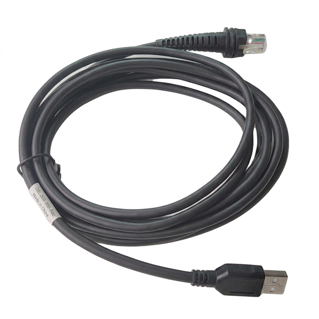 2M USB RJ45 Braid PVC Scanner Cable for Honeywell Barcode Scanners 1900GHD 1900GSR 1902GSR 1300G 1250g 1450G 1950G 1400G