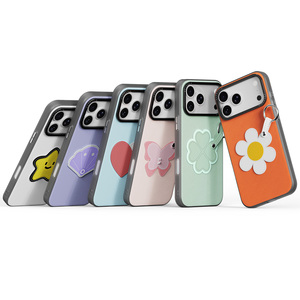 Étui de téléphone en cuir PU de style anneau Foe DUX LUVY Series pour iPhone 18 Pro / 17 Pro avec anneau rotatif en métal et cadre en aluminium - Product Image 2