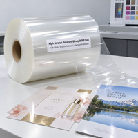 Film BOPP Glossy Nova untuk Kemasan Kotak, Kemasan Kue, Percetakan Kemasan, Film Laminasi Thermal Matte Glossy, Film Laminasi Dingin
