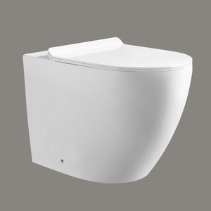 El más nuevo baño de color blanco montado en el suelo de cerámica china WC porcelana p-trap inodoro <span class=keywords><strong>flotante</strong></span> de una pieza - Product Image 1