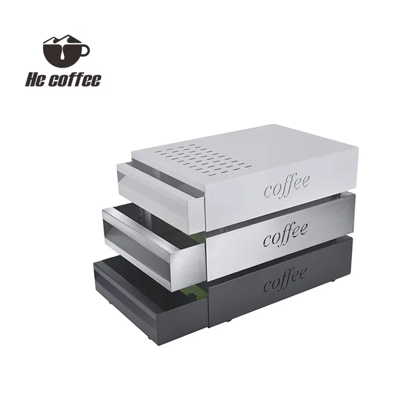 Wholesale Coffee knock box High Quality Stainless Steel Espresso Coffee Knock Box Drawer