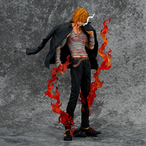 Venta al por mayor para una pieza Anime <span class=keywords><strong>figura</strong></span> modelo personaje japonés <span class=keywords><strong>Sanji</strong></span> en baño de sangre ornamento artesanías Material de PVC - Product Image 3
