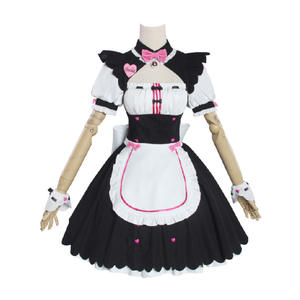 Disfraz de Cosplay para Mujer, Traje de Sirvienta, Vestido de Fiesta, Cosplay de Ecowalson, Juego <span class=keywords><strong>Catgirl</strong></span> Paradise NEKOPARA Chocolate - Product Image 5