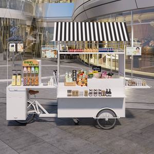 Bicicleta Móvil de Café para Calle Comercial, Camioneta de Café para Comida y Bebida, Quiosco Pequeño, Quiosco de Comida Callejera, Tienda Minorista - Product Image 1