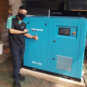 30hp 22kW 8 ~ 13bar compressore d'aria a vite rotante macchina fabbrica Compresor de aire in vendita