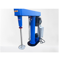 Homogénéisateur et Disperseur Alimentaire à Peinture à Base d'Eau de Haute Qualité 1000L, Machine de Mélange et de Dispersion à Haute Vitesse Réglable 7.5kW