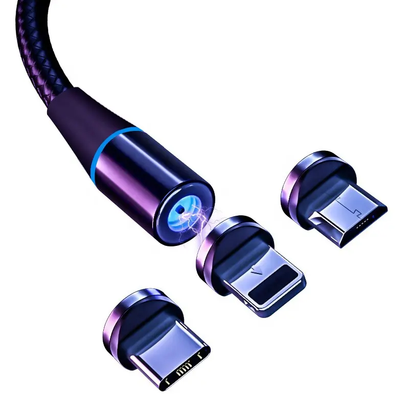 2021携帯電話充電磁気USBケーブルoemodmデータライン3a急速充電磁気USBケーブル
