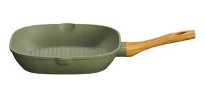High Quality Ceramic Coated Pot Pan <b>Silicone</b> Glass Lids Soft Touch Handle Non Stick 12 Piece Forged Aluminium Cookware Set - Product Image 5