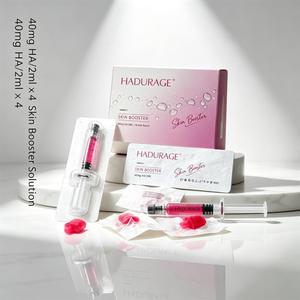 Hadurage B12 Skin Booster <span class=keywords><strong>con</strong></span> 4 Microagujas <span class=keywords><strong>de</strong></span> 12 Puntas para Inyección Meso, Mejora del Tono <span class=keywords><strong>de</strong></span> Piel, Antienvejecimiento, Empaque Personalizado Disponible - Product Image 1