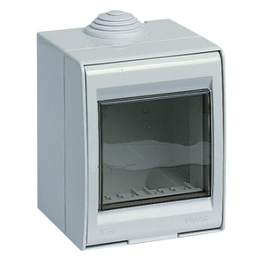 Contenitore Vimar IP55 Grigio 6.8x9.3x6.57 per Protezione Elettronica - Product Image 1