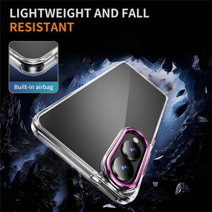 <span class=keywords><strong>Coque</strong></span> de téléphone en TPU souple transparent antichoc et en PC rigide pour Samsung S25 Edge S24 S23 Ultra S22 S21 FE <span class=keywords><strong>S20</strong></span> Plus S26 - Product Image 3