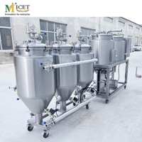 Fermentador cónico de acero inoxidable 304, fermentador de tanque de 50L con enfriador para elaboración de cerveza casera