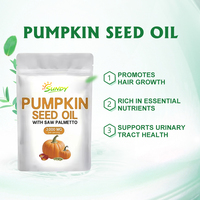 OEM/ODM Complément alimentaire naturel en gélules molles d'huile de graines de citrouille pour la croissance capillaire, 1000 mg 3000 mg, Gélules molles d'huile de graines de citrouille