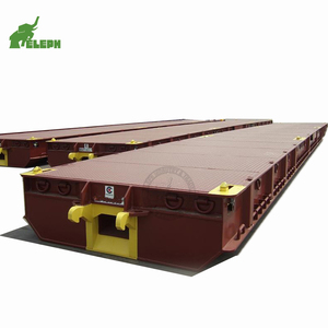 Prix usine Remorque porte-bateaux RoRo, Remorque surbaissée à col de cygne pour port, Remorque Mafi Roll de 100 tonnes, 120 tonnes - Product Image 5