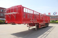 Semi-remorque à ridelles robuste à 3 essieux de 40 pieds, capacité 60 tonnes, pour conteneurs maritimes et logistique en Afrique