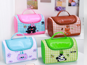 Factory Direct Selling Simple Pattern PVC Makeup <b>Bag</b> with Zipper for Cosmetics on Trips - Product Image 3