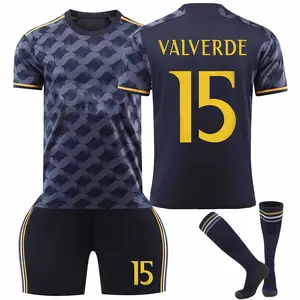 Wholesale Of New 23-24 Popular Men's Football Jerseys Fashionable Quick Drying Sportswear High-quality Training Suit Set