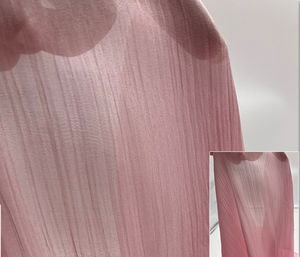 Tessuto in Organza Crepe 100% poliestere trasparente lucido traspirante per <span class=keywords><strong>abbigliamento</strong></span> donna - Product Image 6