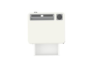Escritorio de ordenador portátil móvil con Altura ajustable de resorte de gas bloqueable moderno con montajes en V con carga de almacenamiento multifuncional 8kg/17.6lbs - Product Image 4