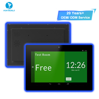 Tablette Android/Linux Sunworld 10,1'' murale en aluminium avec barre lumineuse LED, NFC, RK3566, 2+32 Go, haut-parleur intégré, caméra frontale 2MP