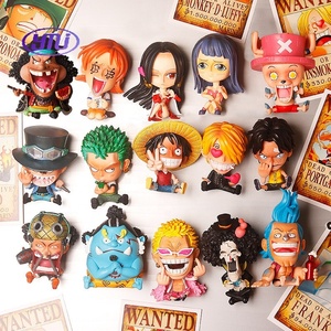 Figurines d'action en PVC de haute qualité, 9 cm, avec boîte de couleur, vente en gros, produits OEM, figurines d'anime, figurines de Luffy, figurines de Zoro - Product Image 6