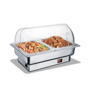 Commercial Banquet Kitchen Equipment Acrylic Rectangle Shape <strong>Chafing</strong> <strong>Dish</strong> Stainless Steel <strong>Chafing</strong> <strong>Dish</strong> <strong>Buffet</strong> <strong>Set</strong> - Product Image 1
