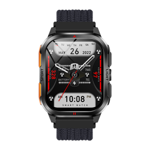 2025 MK98 <b>Smartwatch</b> Outdoor Waterproof IP67 <b>with</b> 100+ Sport Modes Flashlight BT Calling Heart Rate Monitor Sleep Tracker - Product Image 5
