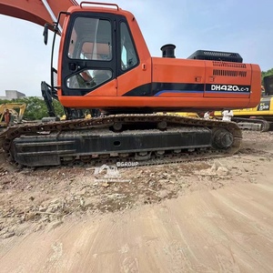 Excavadora de cadenas Doosan DH420LC-7 usada, excavadora hidráulica pesada de 42 toneladas con cazo reforzado - Product Image 3