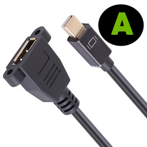 Cable adaptador Mini DisplayPort macho a DisplayPort hembra de 0,3 m para ordenador portátil - Product Image 2