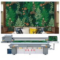 Máquina de impresora plana Graphking 2513 UV para impresión de teléfonos móviles y carcasas con cabezal de impresión RICOH