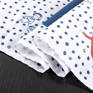 Usine de caractères bleus Serviette de toilette traditionnelle japonaise en coton Tenugui avec logo personnalisé - Product Image 6