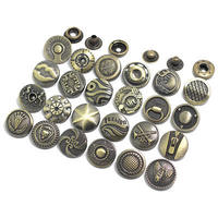 Aksesoris dan Rivet 17Mm Terlaris, Kancing Jepret Jeans Logam Custom Logo