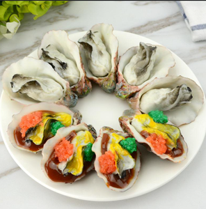 Artículos de decoración de hotel de comida falsa, juguetes para niños, modelo de ostra y almeja de barbacoa artificial - Product Image 2