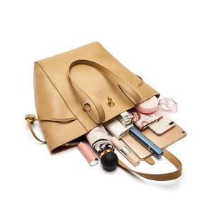 AndoBag - Bolso de Hombro de Cuero Vacuno Genuino para Mujer, Gran Capacidad, Multifuncional, Tipo Tote, Modelo 1859 - Product Image 5