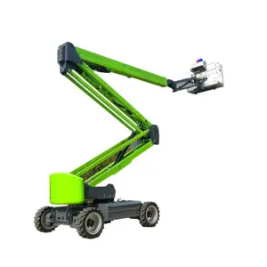 CE Electric Mobile Drivable Folding Arm Spider Boom Lift For Aerial Work