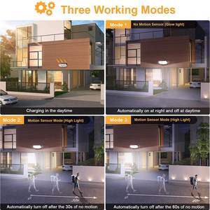 Waterdicht Op Zonne-energie Draadloze Beveiliging Lichten Led <span class=keywords><strong>Motion</strong></span> Sensor Gemonteerd Flood Verlichting Tuin Solar Wandlamp Lamp Outdoor - Product Image 3