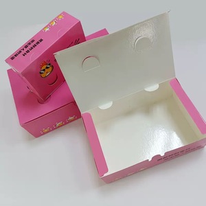 汉堡食品盒包装，一次性法式炸薯条汉堡快餐包装盒，定制印花牛皮纸汉堡盒 - Product Image 6