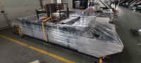 Machine à laminer semi-automatique pour carton ondulé, machine de montage de papier pour l'emballage de boîtes en carton