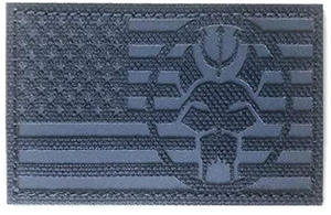 ตราสัญลักษณ์รูปท้องทะเลสีดำล้วนตราสัญลักษณ์สัญลักษณ์สามจุดรูปพัดแม่เหล็กเทรัฐเท็กซัสมีตราประทับแขนแม่เหล็กมหัศจรรย์ตราสัญลักษณ์ที่ติดหมวกด้วยความร้อนในเวลากลางคืนอินฟาเรด - Product Image 2