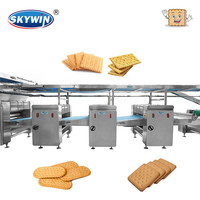 Ligne de production de biscuits pour climats difficiles 2026, machine à fabriquer des biscuits, mouleuse rotative avec four de boulangerie