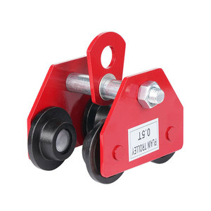 Carretilla manual Ling Qi para vigas en I de 0.5T, carretilla sencilla para manipulación logística - Product Image 1