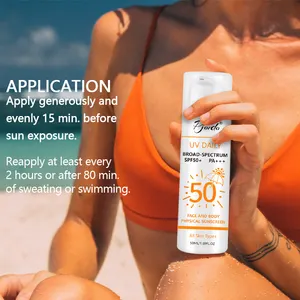 OEM özel etiket güneş kremi UV koruma organik güneş koruyucu SPF 50 nemlendirici beyazlatma sopa güneş koruyucu ürün yüz vücut için
